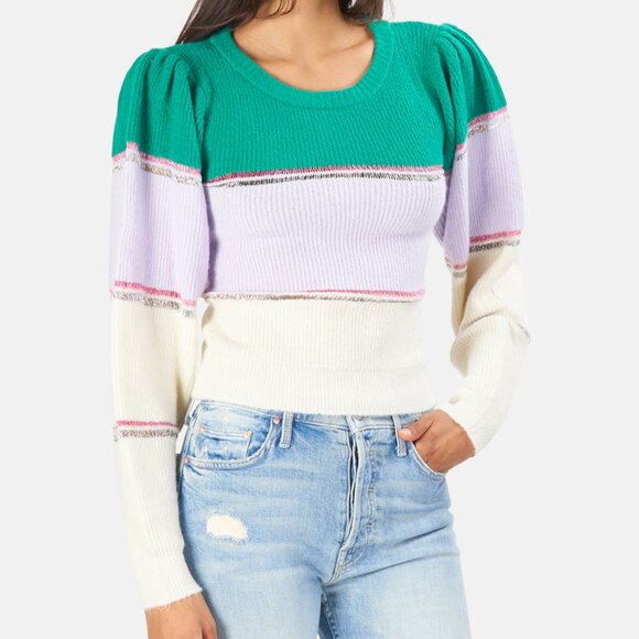 For Love & Lemons Arielle Striped Sweater - Picture 1 of 10